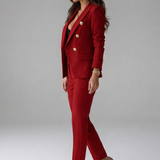 Giselda | Traje cruzado con pantalón sastre