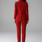 Giselda | Traje cruzado con pantalón sastre