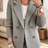 Carola | Blazer elegante con mangas de punto
