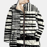 Norberta | Chaqueta acolchada de rayas