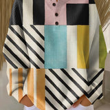 Pastora | Jersey de patchwork de rayas