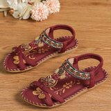Zaira – Sandalias boho con detalles decorativos