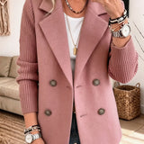 Carola | Blazer elegante con mangas de punto