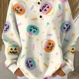 Plácida | Jersey de calabazas de Halloween