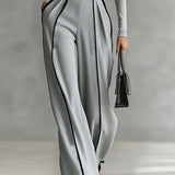 Valle | Conjunto elegante con ribetes en contraste