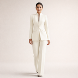 Piedad | Traje con blazer y pantalón acampanado