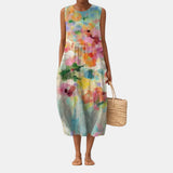 Gracia | Vestido de acuarela floral pastel